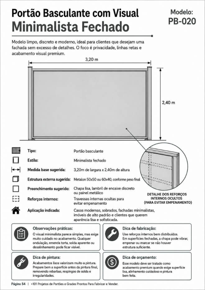 +101 Projetos de Portões e Grades Prontos Para Fabricar e Vender. (3)