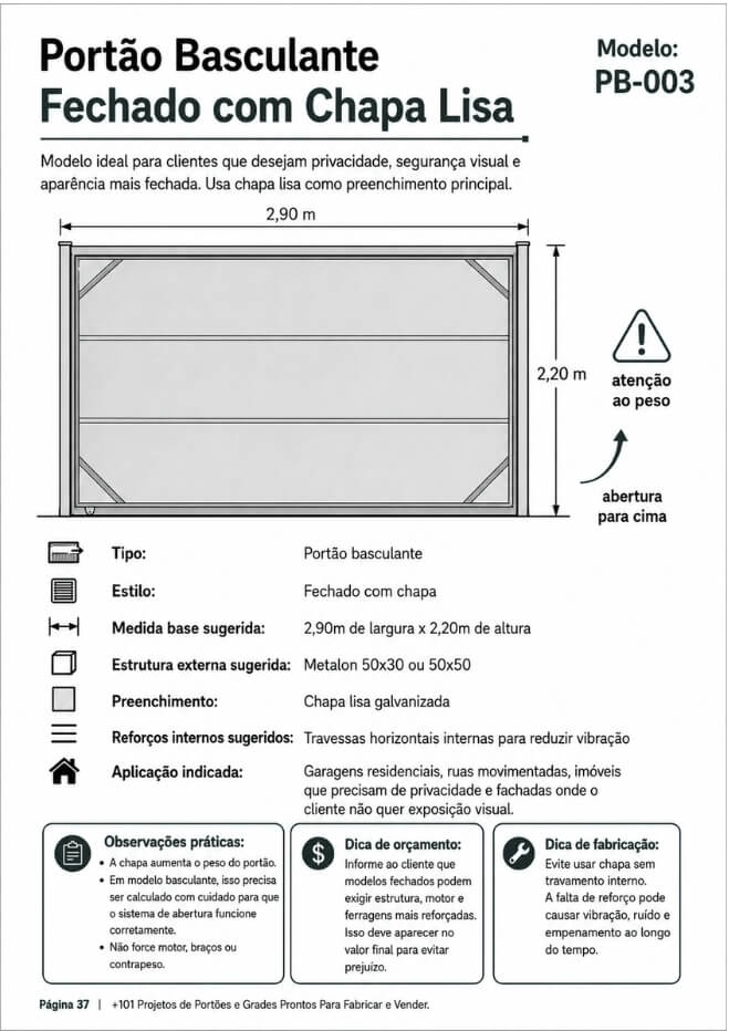 +101 Projetos de Portões e Grades Prontos Para Fabricar e Vender. (6)