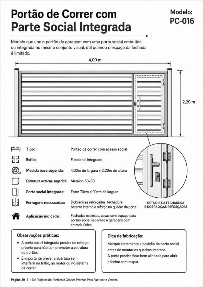 +101 Projetos de Portões e Grades Prontos Para Fabricar e Vender. (7)